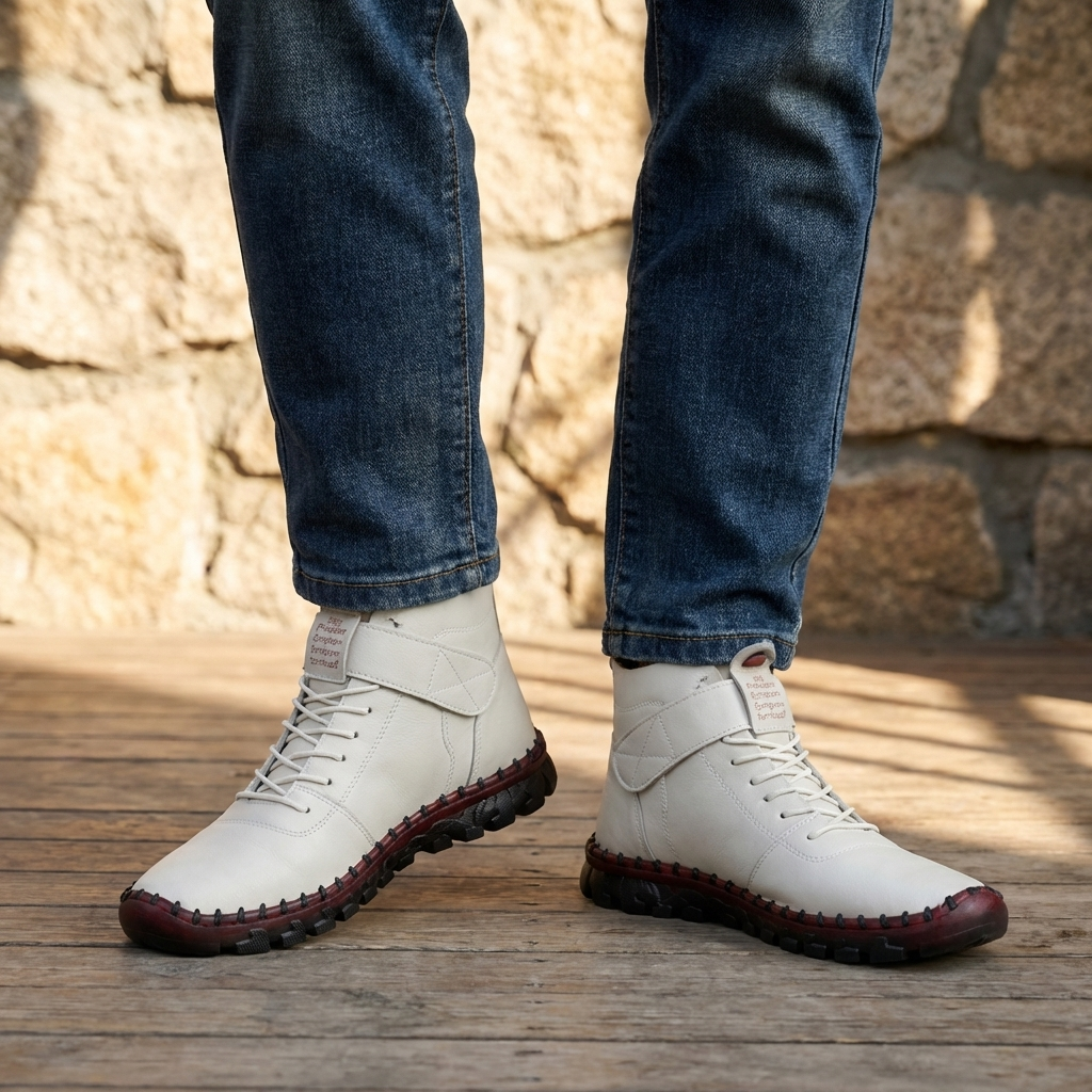 Scarpe con Lacci e Suola Antiscivolo per Uomini