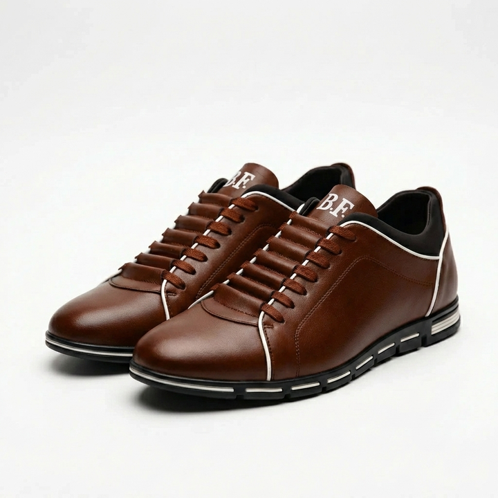 Scarpe Casual Con Lacci Slim Per Uomo