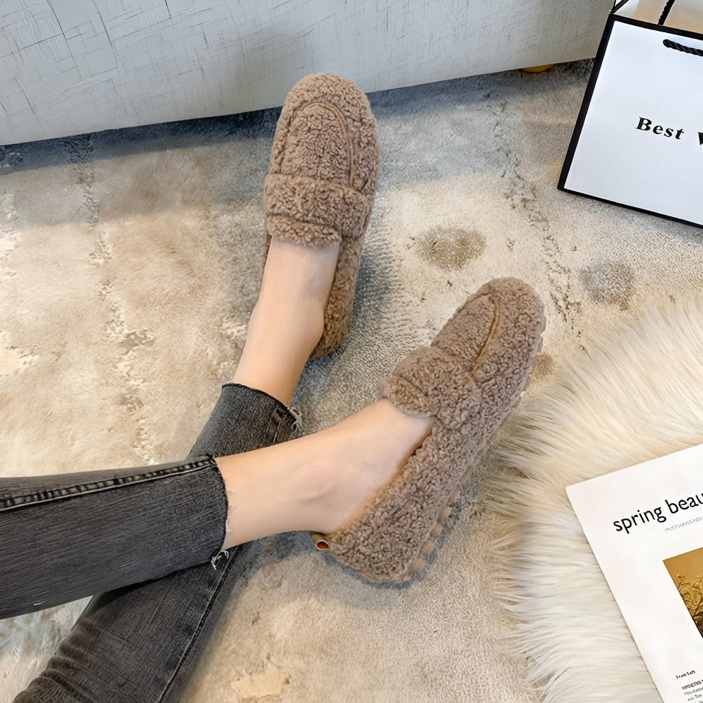 Ciabatta Piatta Plush Slip-On