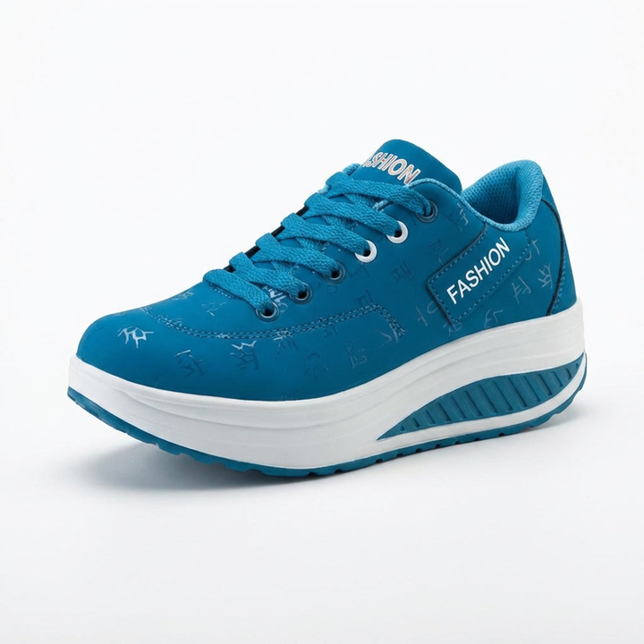 Sneaker Piattaforma con Lacci per Donne