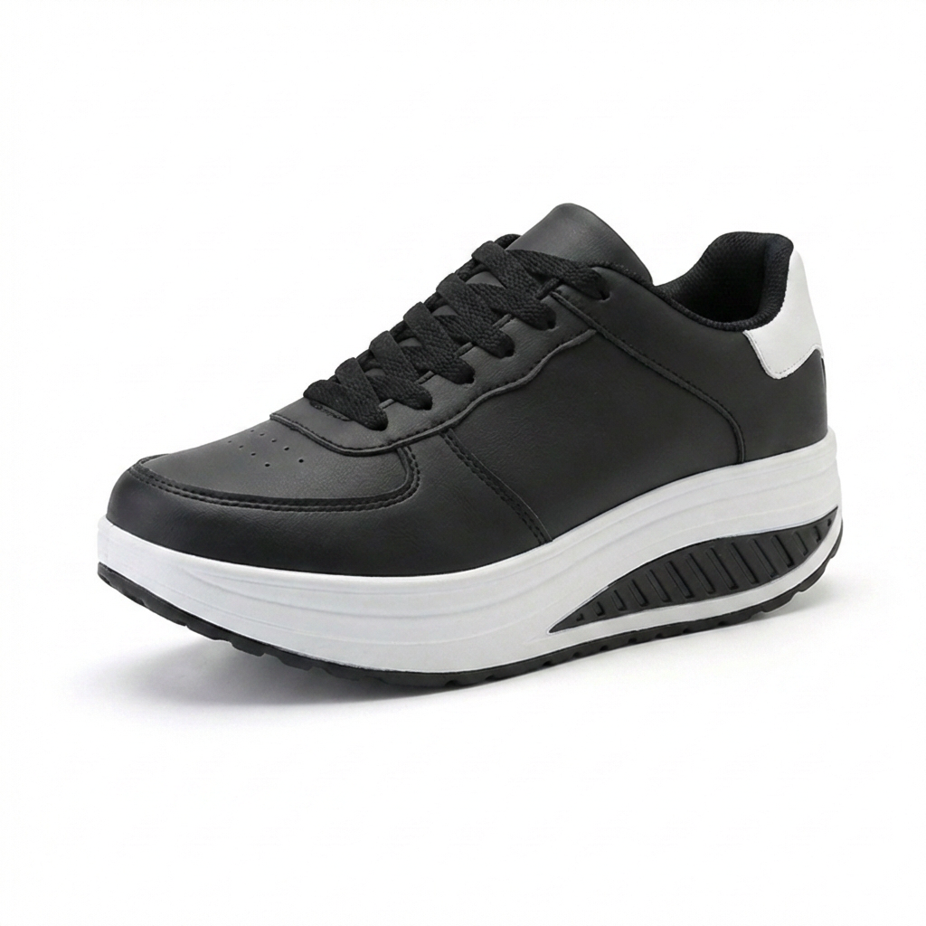 Sneaker Piattaforma con Lacci per Donne