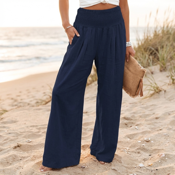 Pantaloni Palazzo Elastici Eleganti per Donne