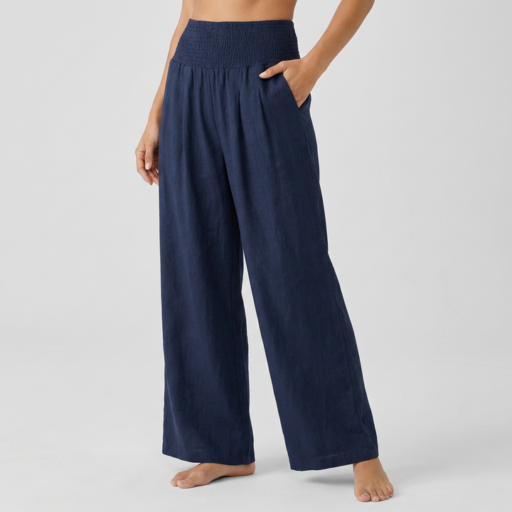 Pantaloni Palazzo Elastici Eleganti per Donne
