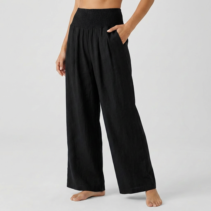 Pantaloni Palazzo Elastici Eleganti per Donne