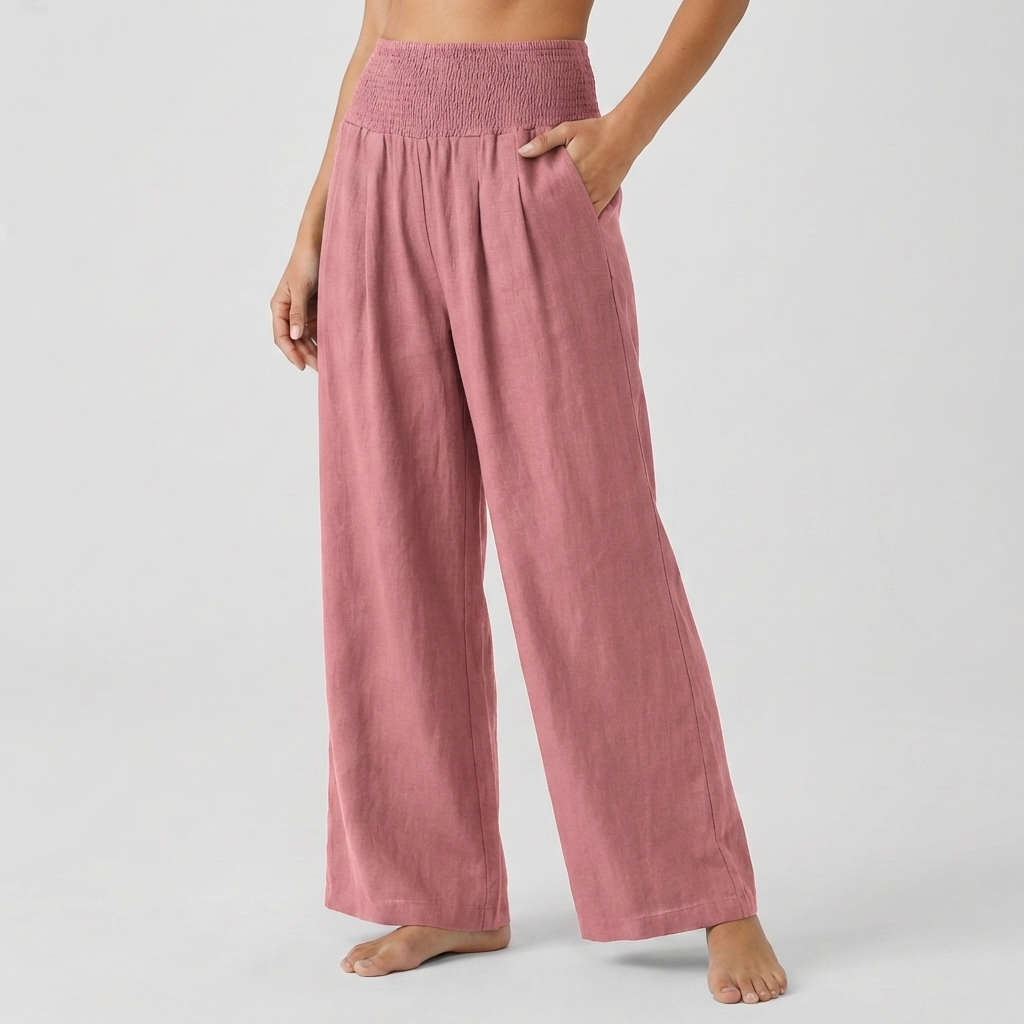 Pantaloni Palazzo Elastici Eleganti per Donne