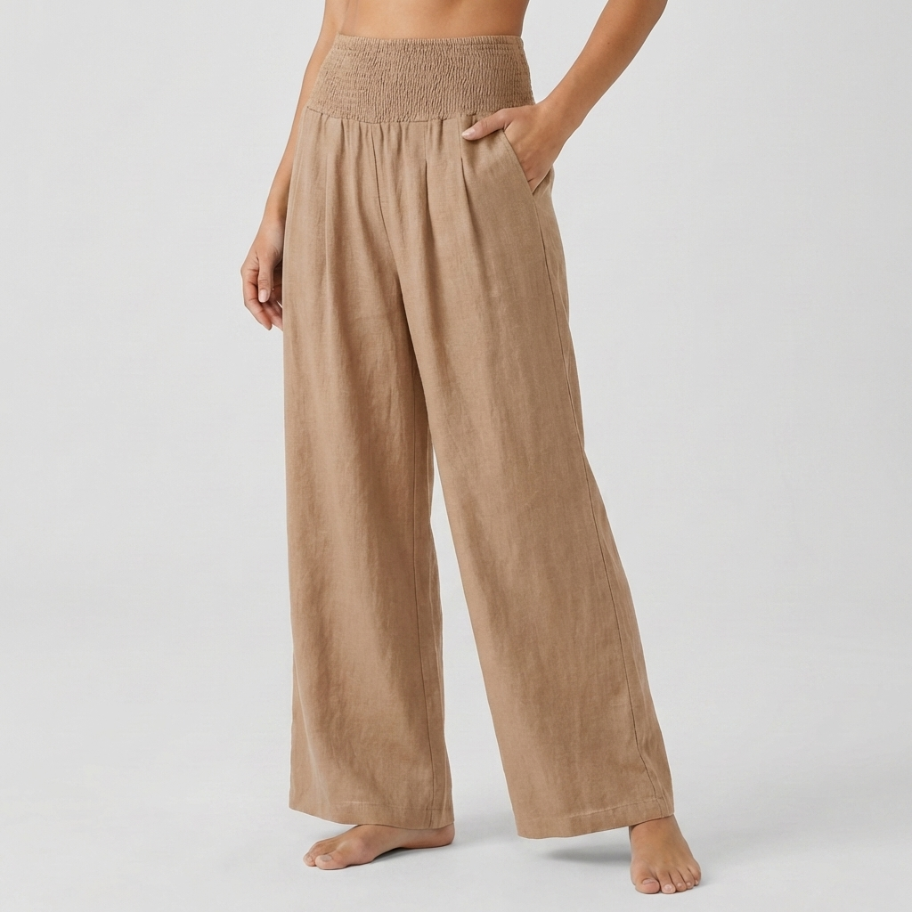 Pantaloni Palazzo Elastici Eleganti per Donne