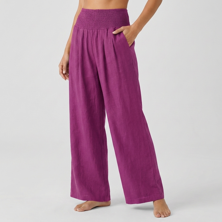Pantaloni Palazzo Elastici Eleganti per Donne