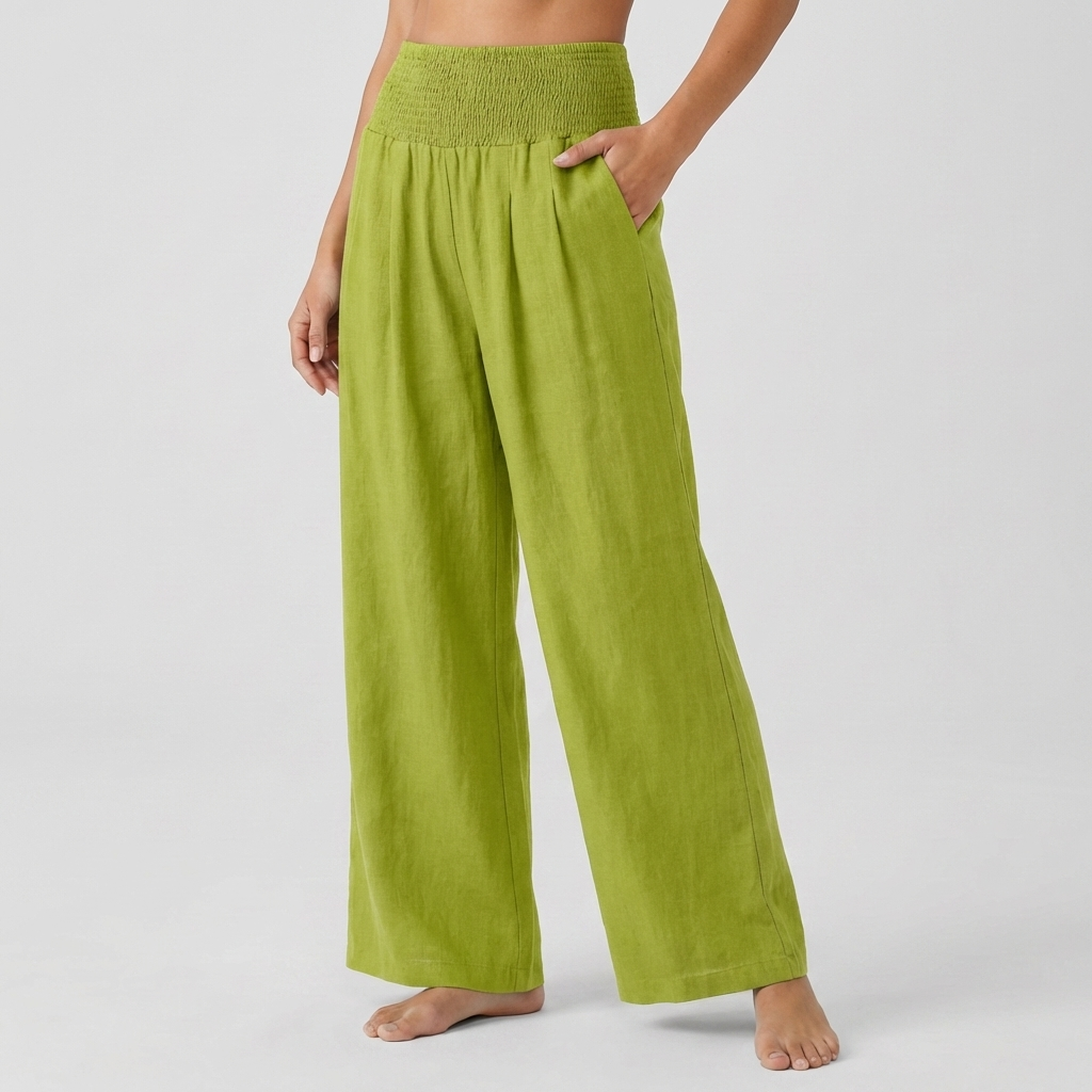 Pantaloni Palazzo Elastici Eleganti per Donne