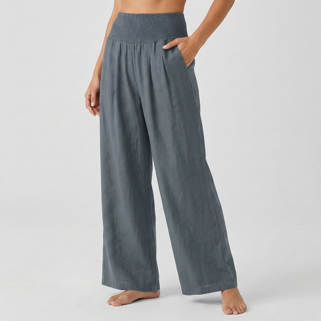 Pantaloni Palazzo Elastici Eleganti per Donne
