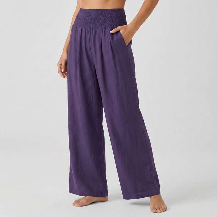 Pantaloni Palazzo Elastici Eleganti per Donne