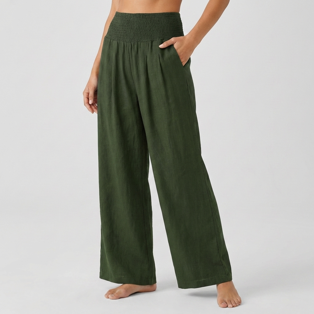 Pantaloni Palazzo Elastici Eleganti per Donne