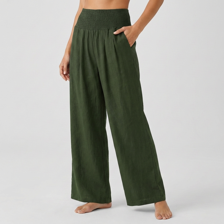 Pantaloni Palazzo Elastici Eleganti per Donne