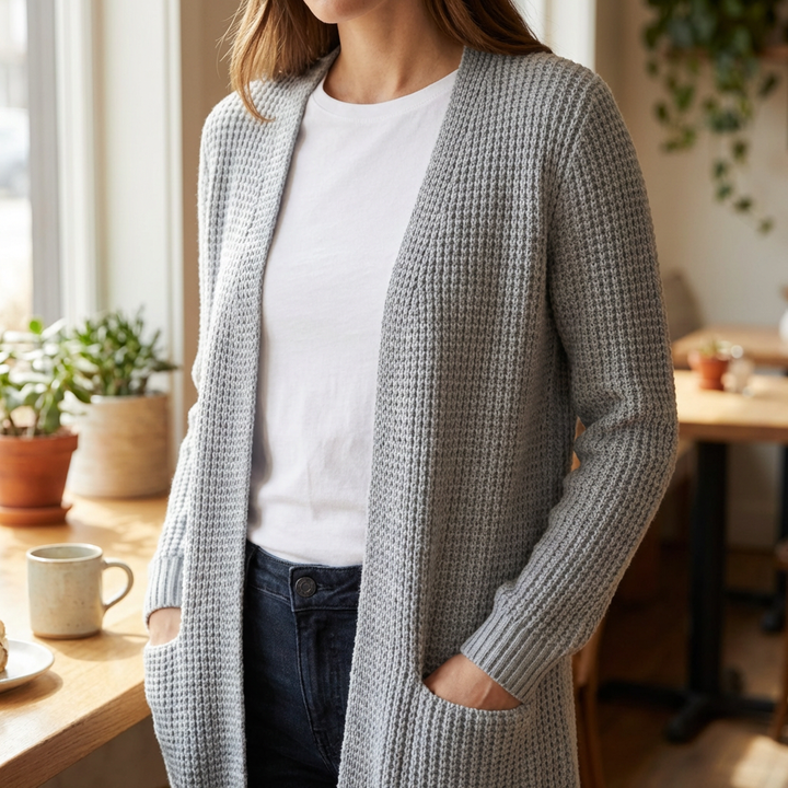 Cardigan a Maniche Lunghe per Donne