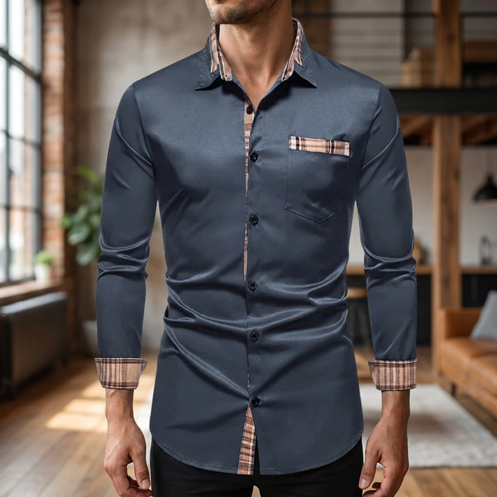 Camicia a Maniche Lunghe da Uomo