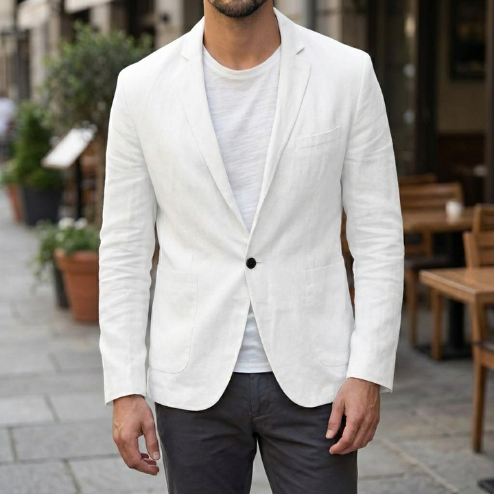 Blazer in Lino Elegante e Casual da Uomo