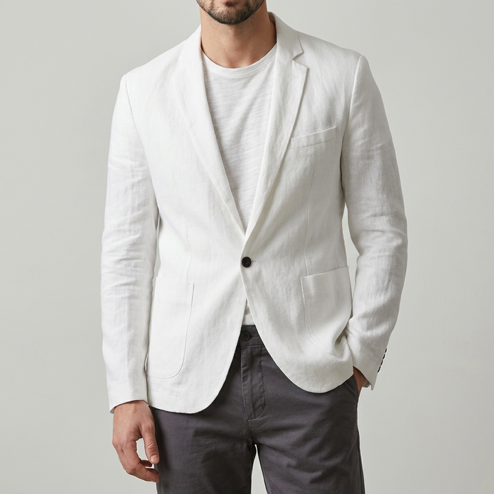 Blazer in Lino Elegante e Casual da Uomo