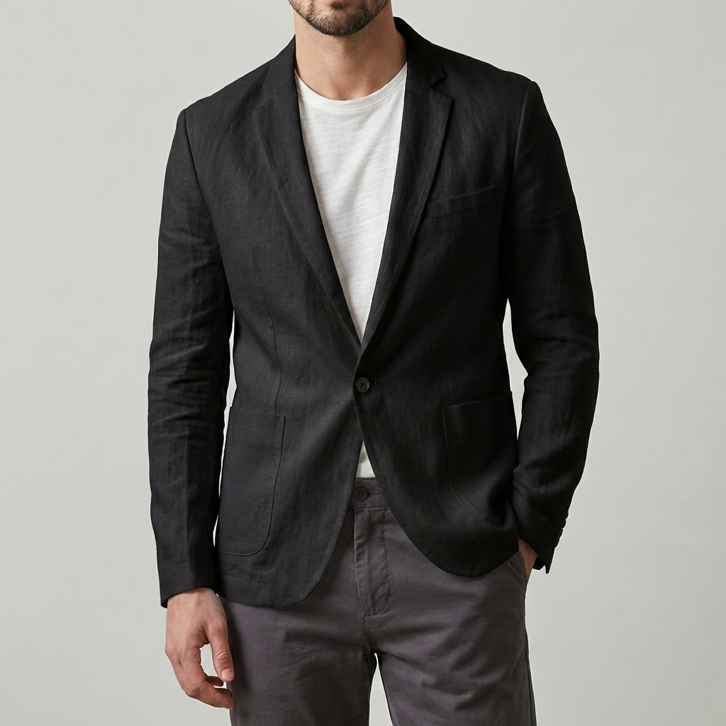 Blazer in Lino Elegante e Casual da Uomo
