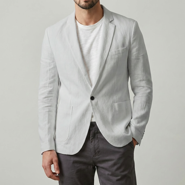 Blazer in Lino Elegante e Casual da Uomo