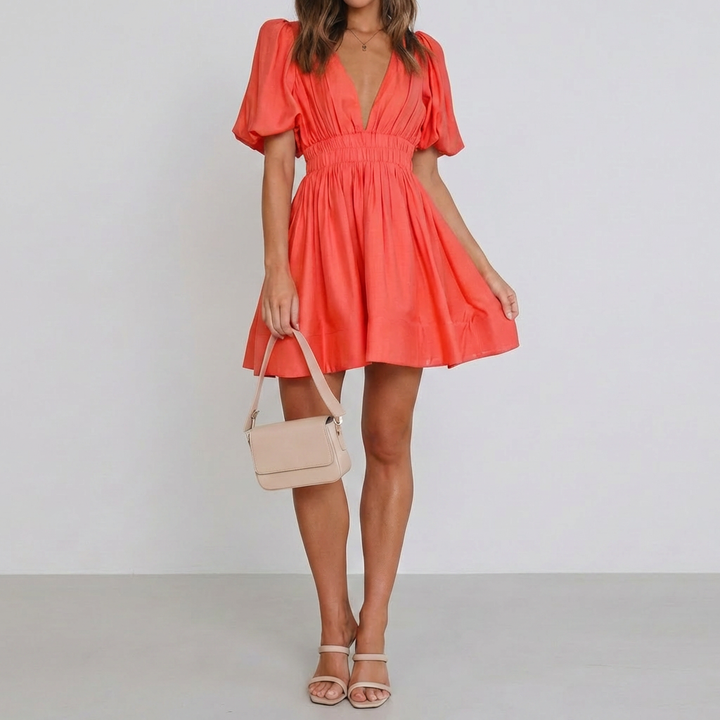 Abito Mini Elegante e Fluente