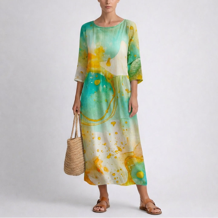 Abito Estivo Floreale Elegante da Donna