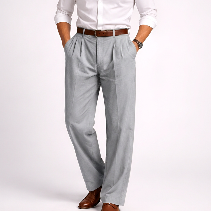 Pantaloni Alti in Stile Vintage da Uomo