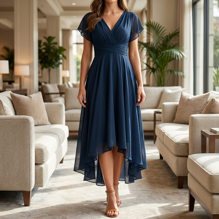 Abito in Chiffon da Sera Elegante e Senza Tempo per Donne