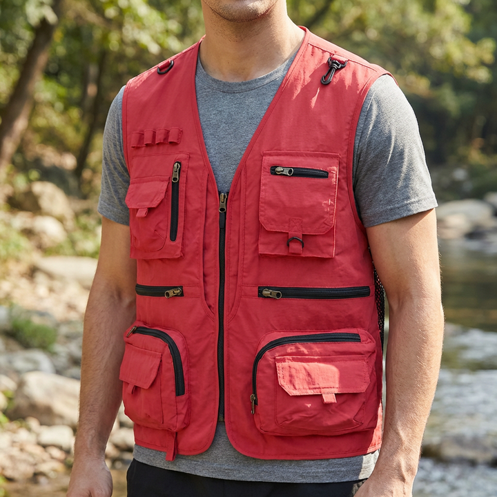 Gilet Estivo Multi-Tasche per Uomo