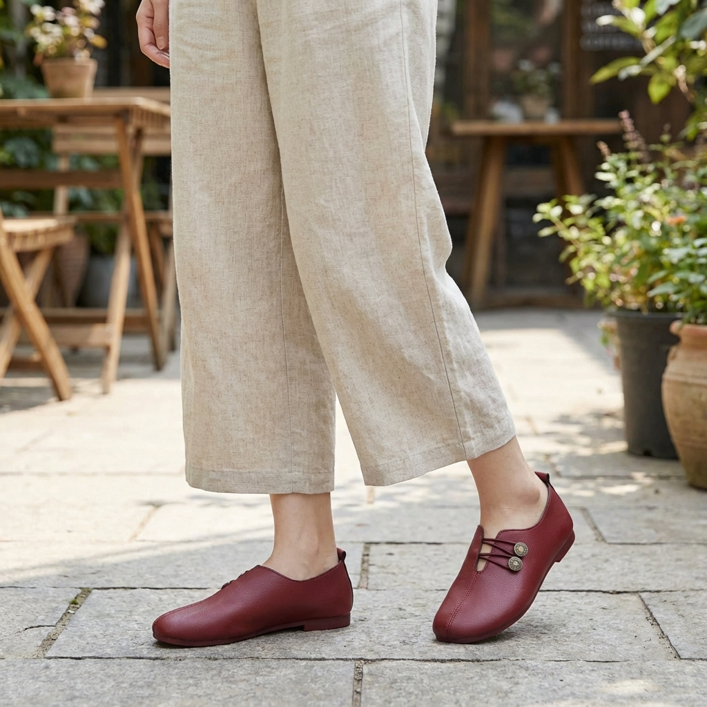 Flatrelle - Mocassino Piatto Tondo Senza Tringa per Donne