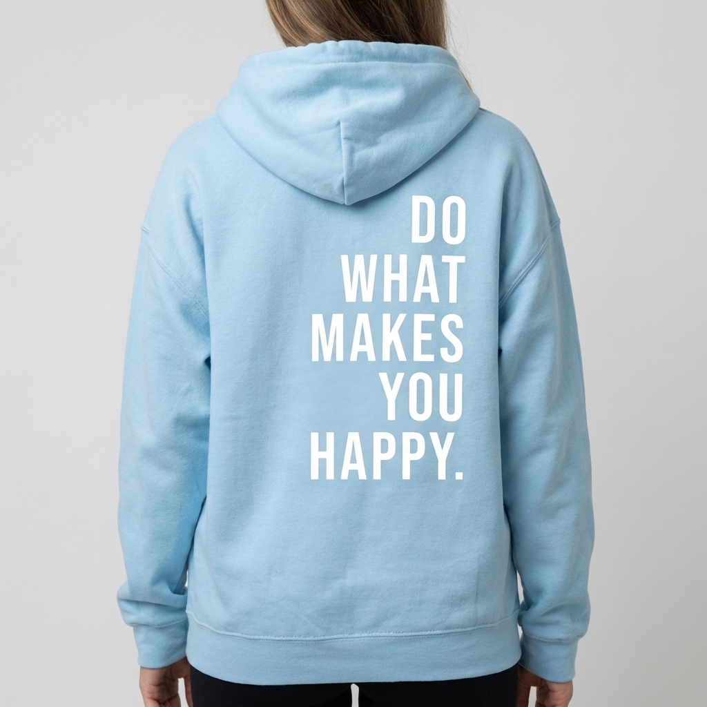 Felpa Hoodie Unisex Felice per Donne