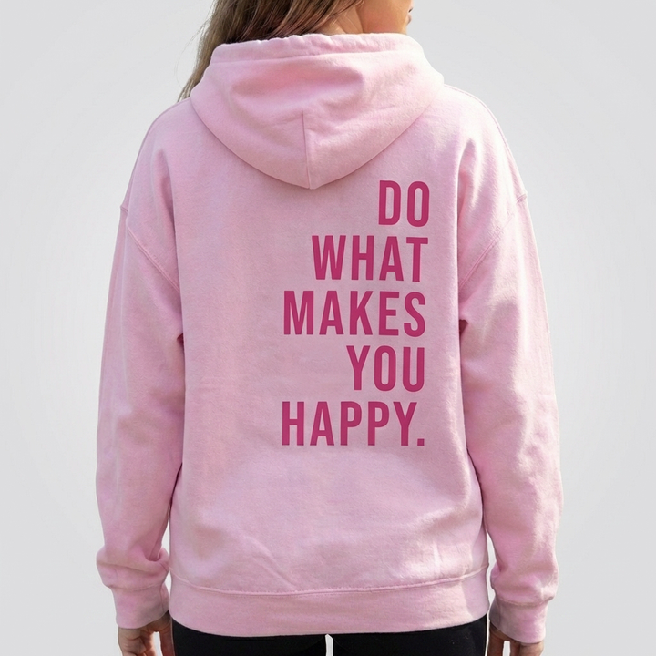 Felpa Hoodie Unisex Felice per Donne