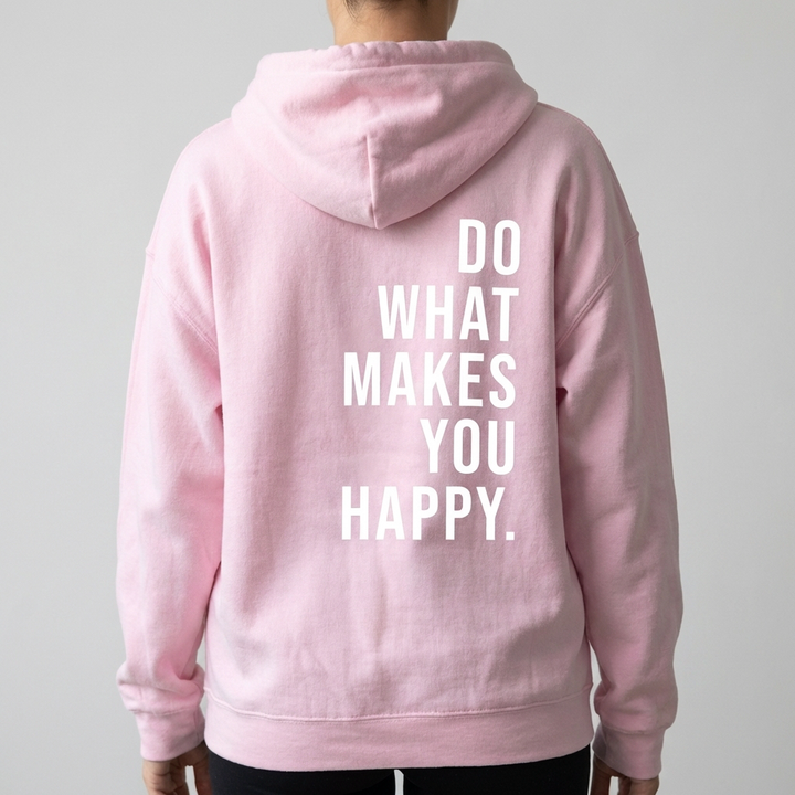 Felpa Hoodie Unisex Felice per Donne