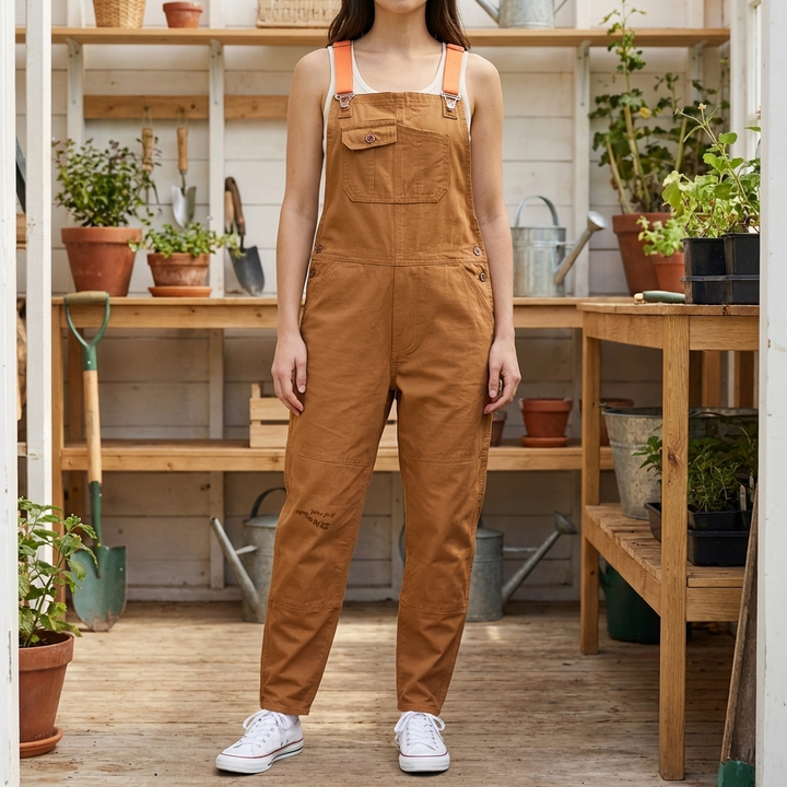 Salopette Utilitaria Casual per Donna