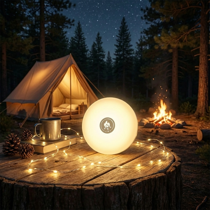 Luce da Campeggio Retrattile 4-In-1