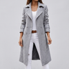 Cappotto Doppio Petto Simile alla Lana per Donne