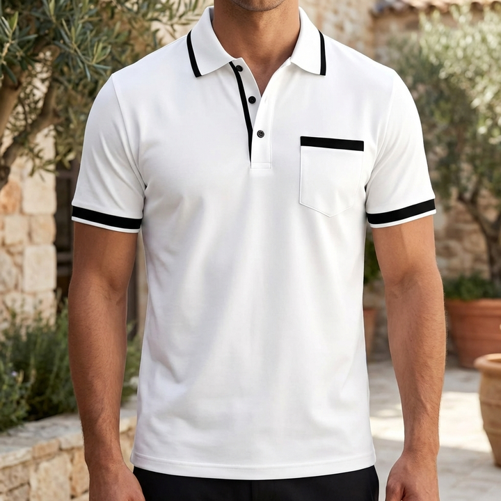 Polo Shirt Uomo Classico Taglio Timeless