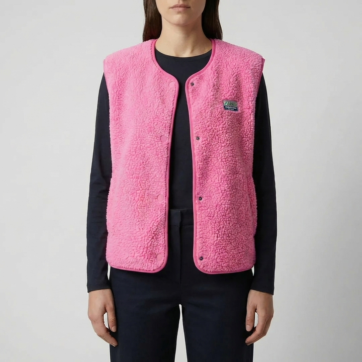 Gilet in Pile Senza Maniche per Donne