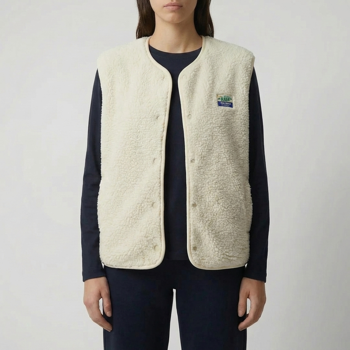 Gilet in Pile Senza Maniche per Donne