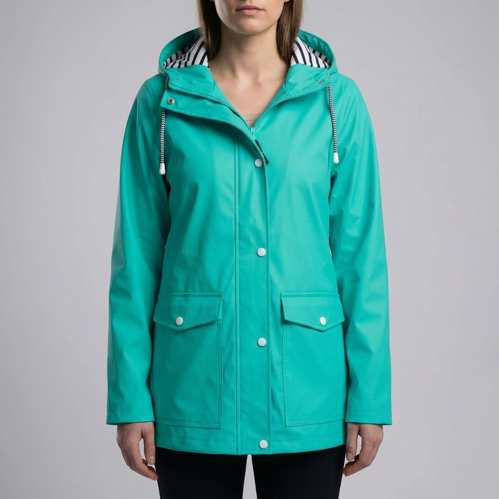 Giacca Outdoor Donna con Cappuccio Idrorepellente