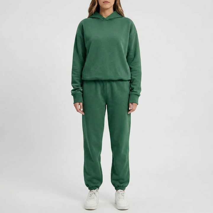 Felpa con Cappuccio e Set Jogger