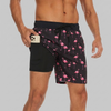 Shorts da Bagno con Fodera e Tasca per Telefono per Uomini