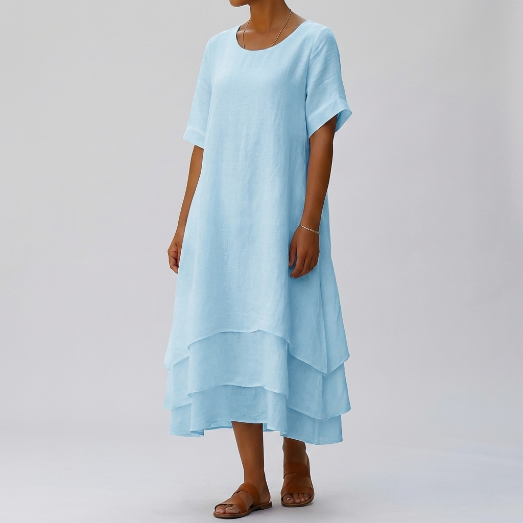 Abito Chic Blocco Slit Eleganza Moderna Senza Sforzo