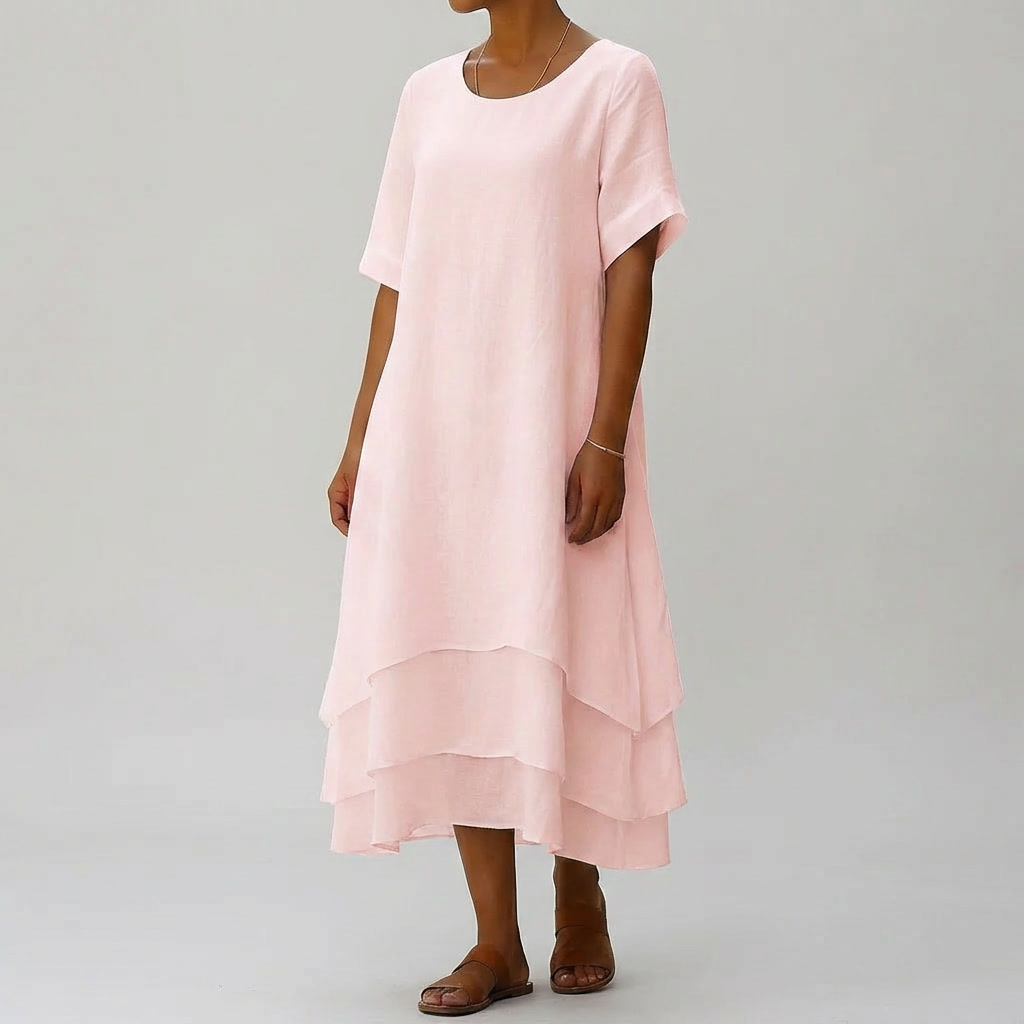 Abito Chic Blocco Slit Eleganza Moderna Senza Sforzo