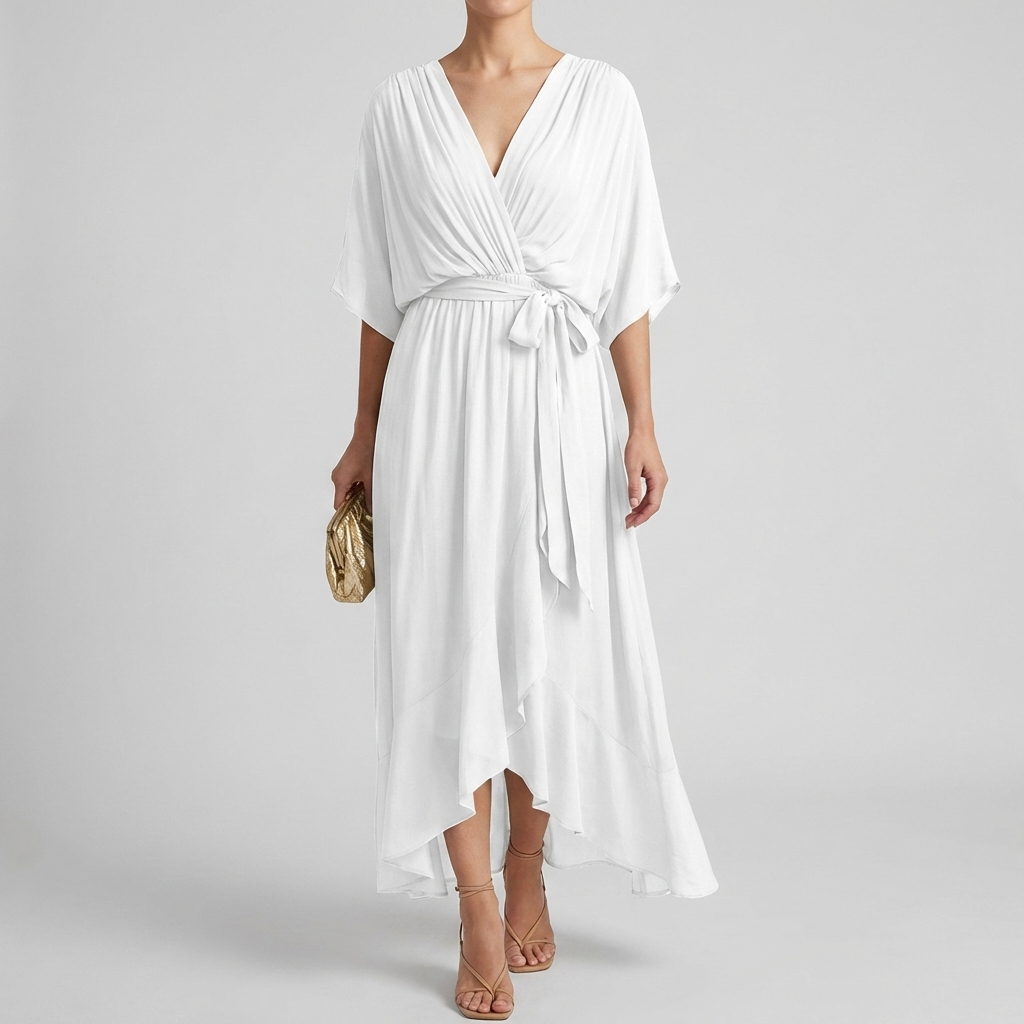 Abito Avvolgente Leggero Elegante da Donna