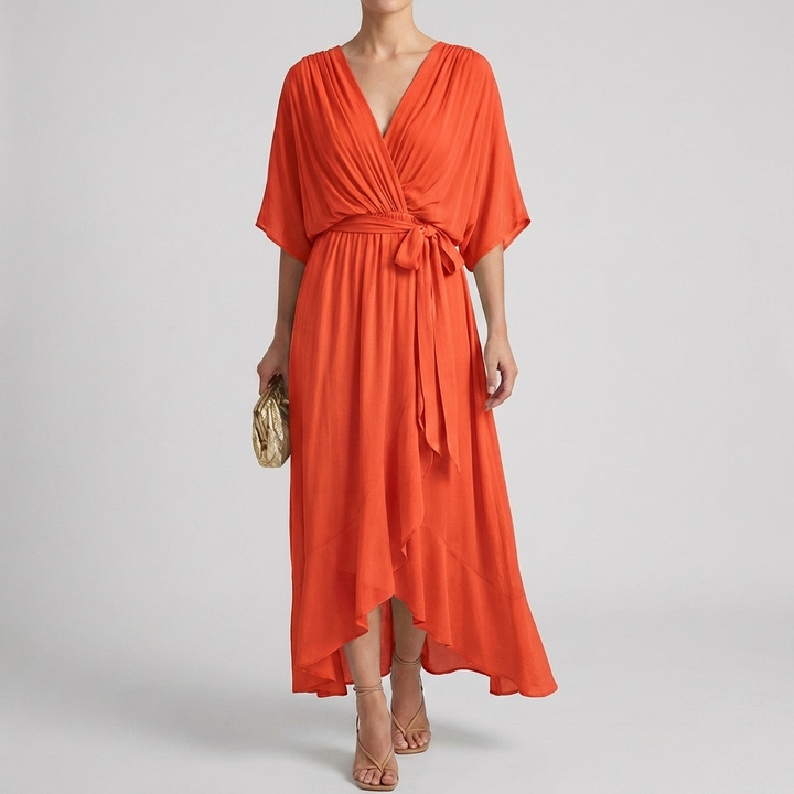 Abito Avvolgente Leggero Elegante da Donna