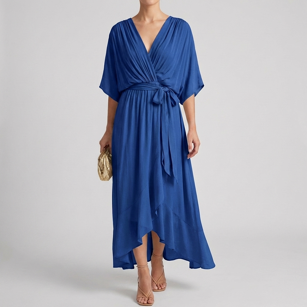 Abito Avvolgente Leggero Elegante da Donna