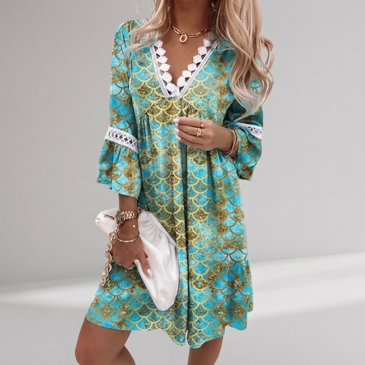 Abito Estivo Boho con Dettagli in Crochet