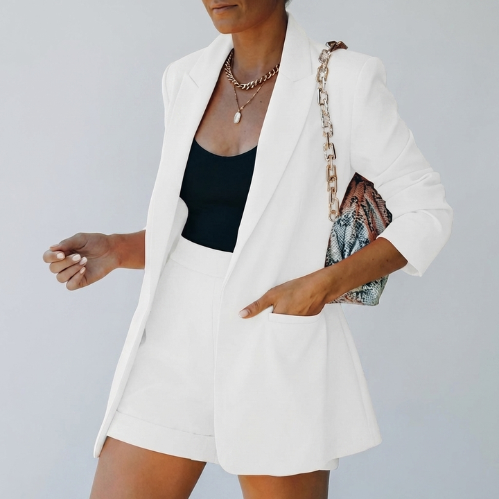 Set di Shorts e Blazer Chic per Donne