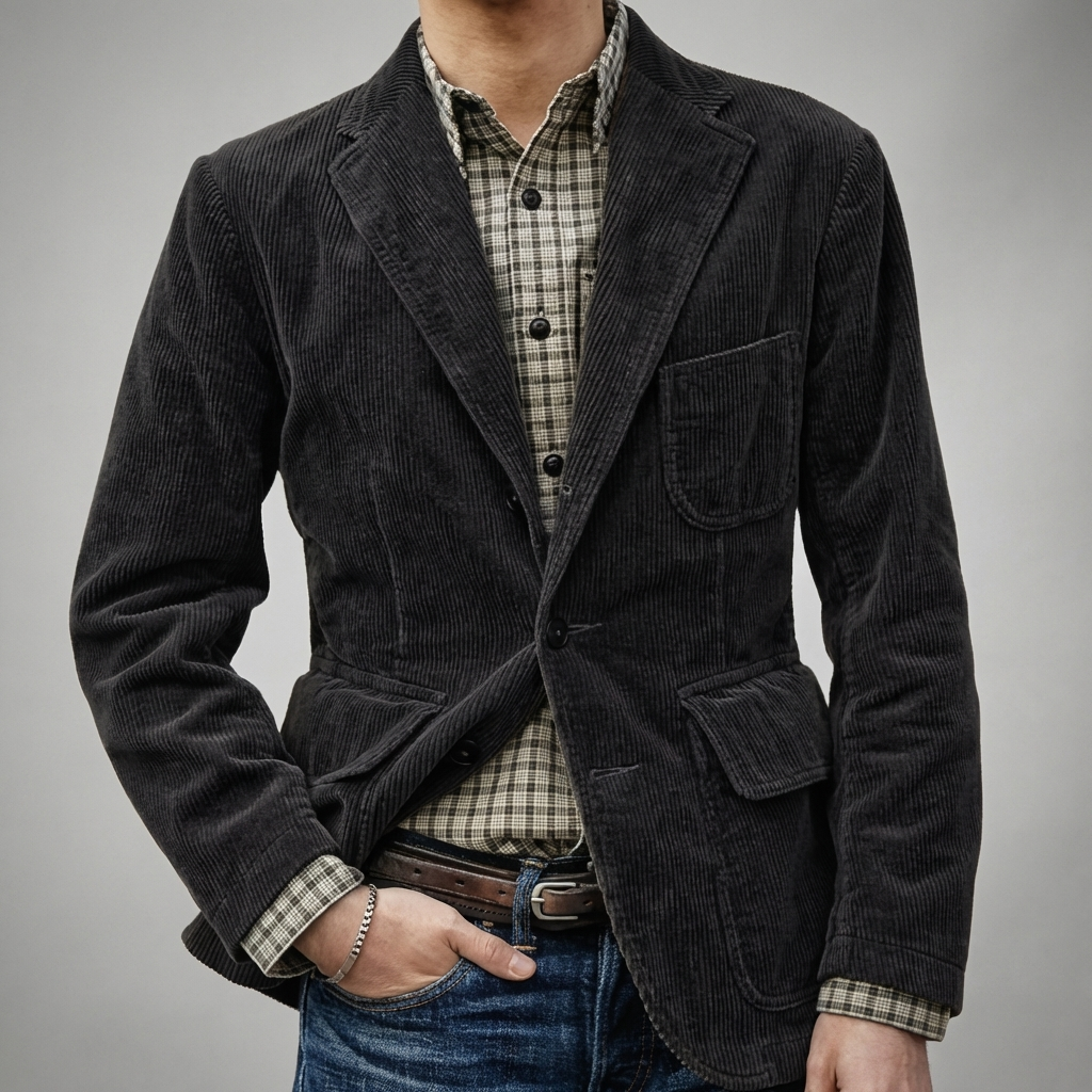Giacca in Corduroy per Uomini