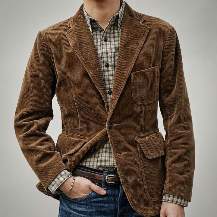 Giacca in Corduroy per Uomini
