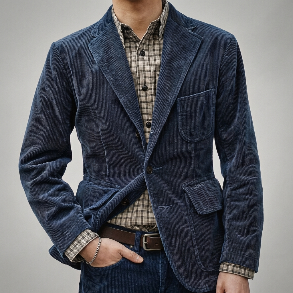 Giacca in Corduroy per Uomini